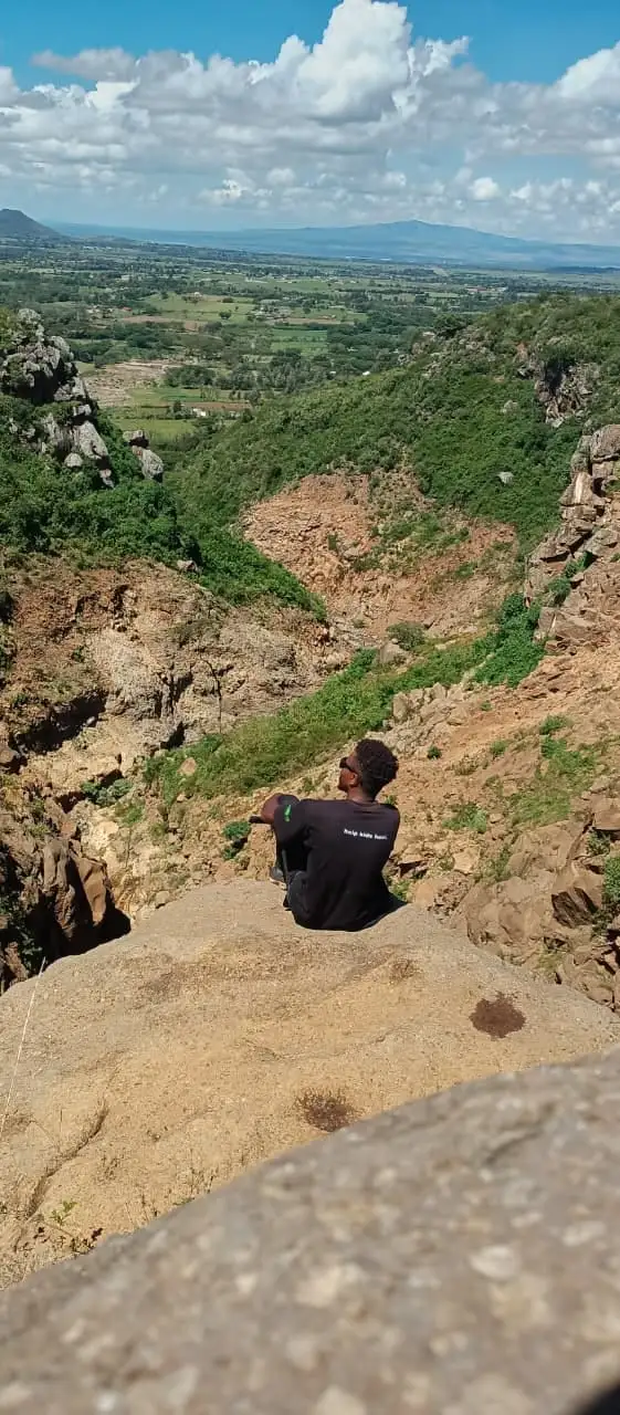 Guided hikers enjoying panoramic views at Kijabe Hills near Nairobi