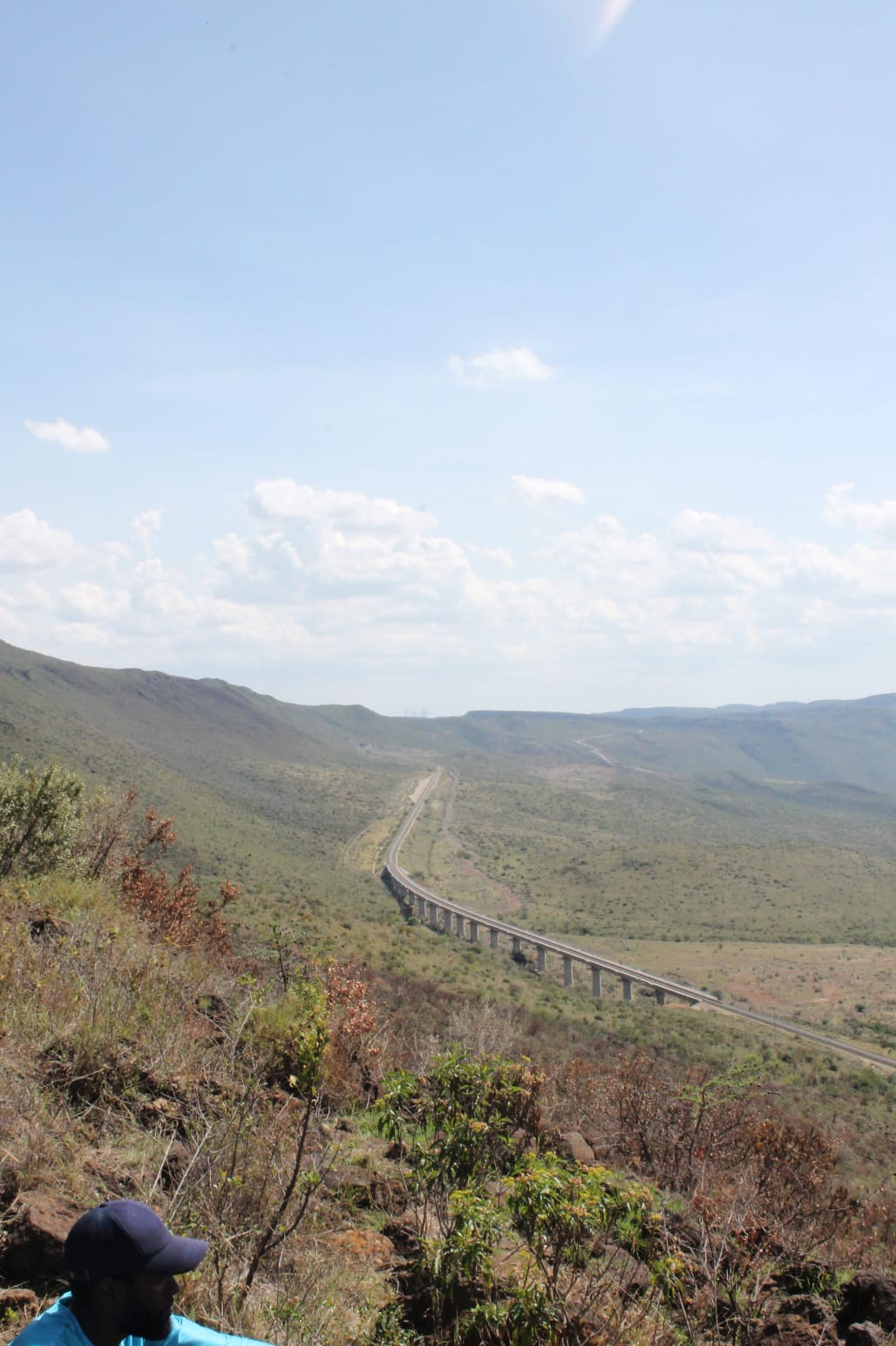 Historical railway tracks near Old Kijabe Township in Kenya